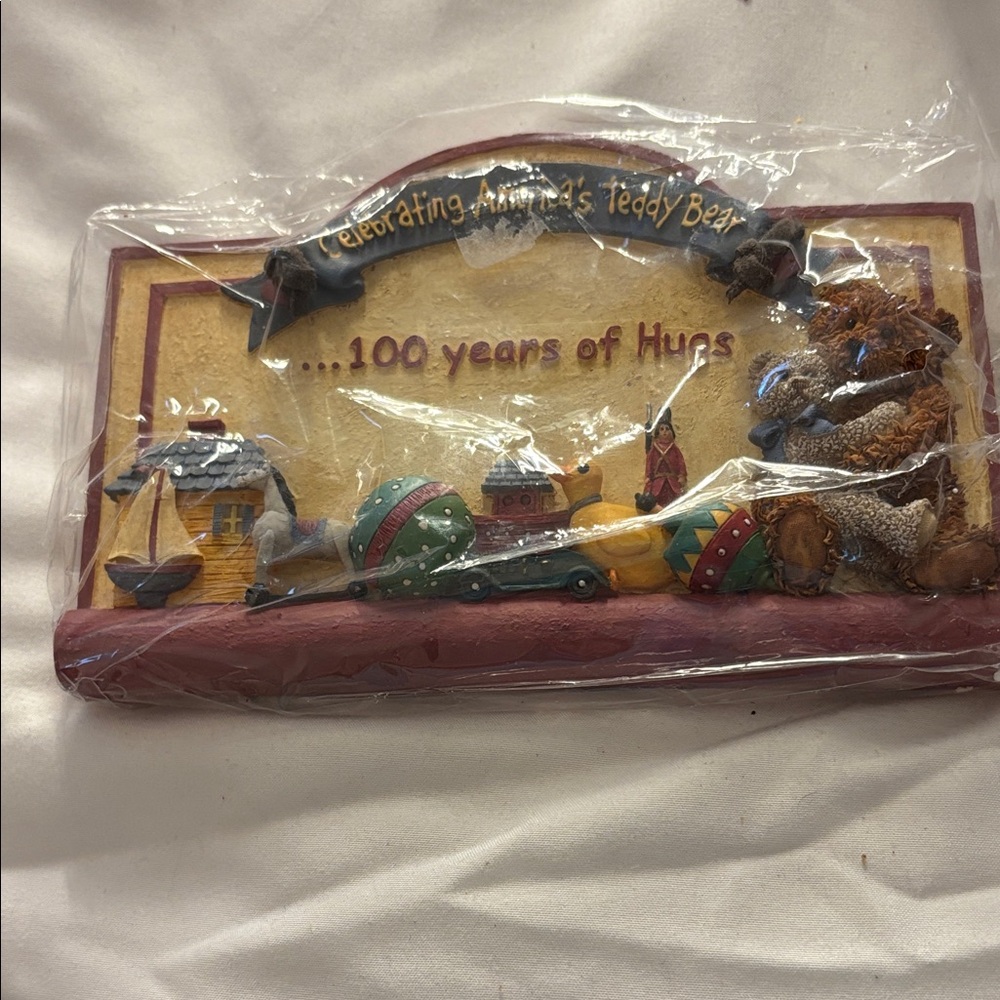 Teddy Bear Celebration Plaque - Multicolor Brand New